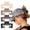 Set A, variant on Hat Claw Clips, 4-Pack Square Claw Clips, Non-Slip Strong Hold Hair Clips for Baseball Caps & Thick Hair