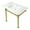 White / Brushed Brass, variant on Kingston Brass KVPB37228Q0 Monarch 37" Ceramic Console Sink with Stainless Steel Legs (8-Inch, 3-Hole), White/Matte Black