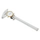 thumbnail image 1 of Calibrador de dial Micrómetro manual Medidor de cabeza profesional Profundidad bloqueable A prueba de golpes acero inoxidable kusrkot Calibrador de cuadrante, 1 of 8