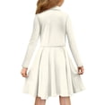 thumbnail image 3 of DISNIMO Highland Cow Dress Girls Long Sleeve Skater Dresses Kids 11-12 Dresses with Collars for Girls Animal Dress Kids Casual Fall Dress Children Skater Dress Girl Button Dress Teen Midi Dress Kid, 3 of 7