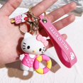 thumbnail image 1 of LLavero de Hello Kitty de Sanrio Kawaii, colgante de Cinnamoroll de dibujos animados, llavero de coche, decoración de mochila, regalos de joyería para amigos xuanjing  unisex, 1 of 2