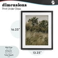 thumbnail image 4 of Stupell Industries Transitional Dense Forest Thicket Black Framed Print Under Glass, 13 x 16, by Lettered and Lined, 4 of 8