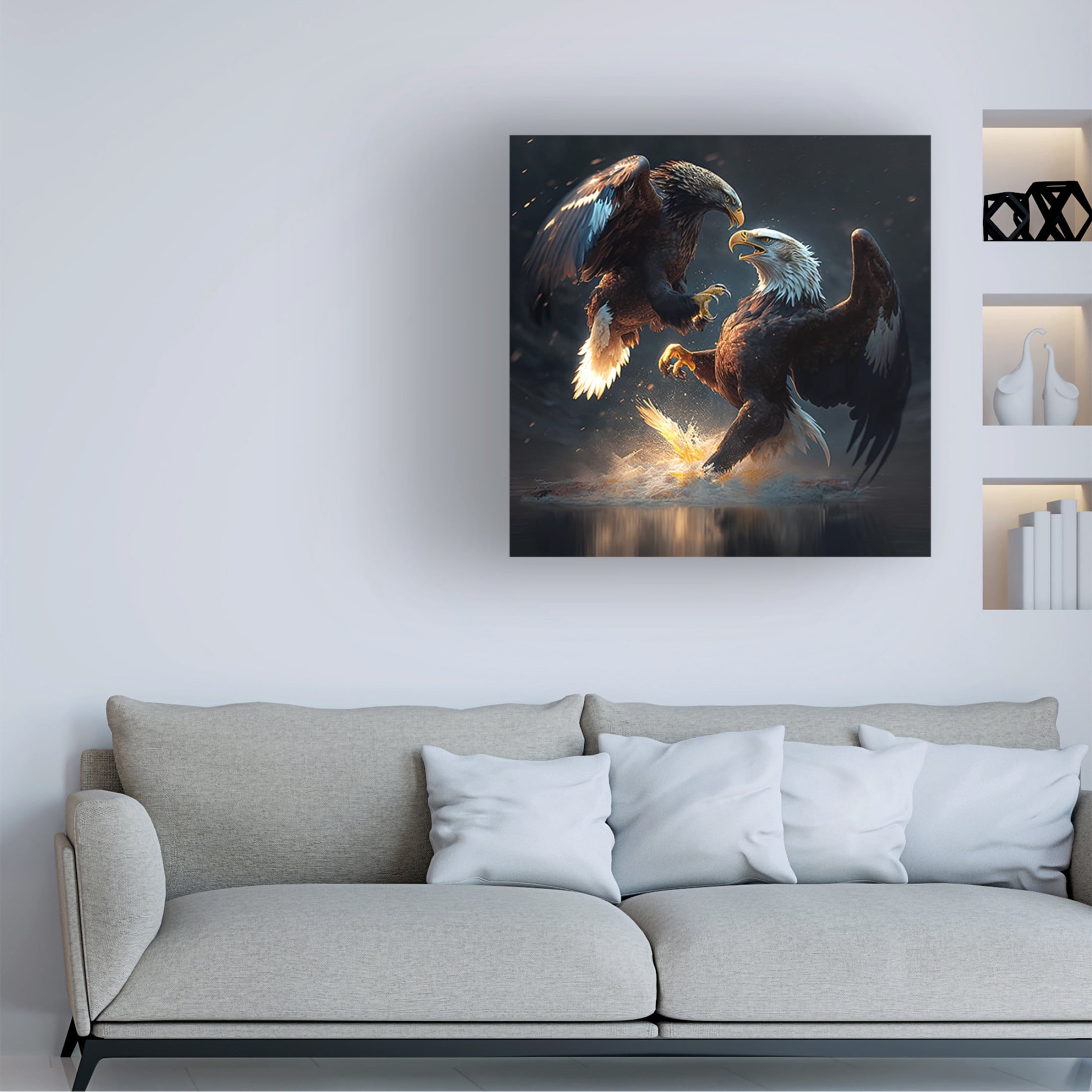 Canvas Wall Art - Ray Heere 'Desert Of Dreams 11' Wall Art for Living Room, Bedroom, or Office Décor by Trademark Fine Art - 35 x 35 Inches