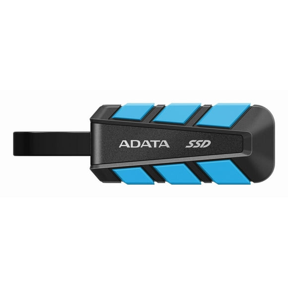 SSD Externo Adata SC740 USB-C 3.2 Gen 2, 500GB, Lectura 1050 MB/s, Escritura 1000 MB/s, Negro, Azul