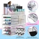 thumbnail image 4 of Organizador de maquillaje Awenia apilable con 8 cajones, paquete de 3, 4 of 8