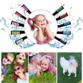 thumbnail image 2 of DAKIMOE Hair Chalk Comb for Girls Washable Temporary DIY Hair Color Dye Chalk For Kids Cosplay Christmas Gifts, 10 Colors, 2 of 8