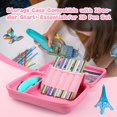 thumbnail image 3 of Funda de transporte Seracle para 3Doodler Start+ Essentials, rosa, 3 of 7