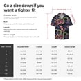 thumbnail image 5 of Honeii 's Snake And Flower for men's short-sleeved button-up collared shirt featuring a pocket, perfect for beach vacations, and travel adventures., 5 of 5