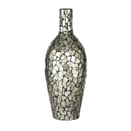 Silver Tiffany Settings - Dale Tiffany Silver Vase