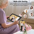 thumbnail image 4 of SSAWiFiFRAME Digital Picture Frame 10.1 inch Photo Frame, 32GB HD IPS Touchscreen, 50 Photos /200MB Video Sharing via Free APP Expandable Storage via, 4 of 9