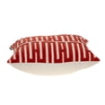 thumbnail image 4 of Parkland Collection Onyx Contemporary Crimson Pillow Cover, 4 of 6