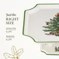thumbnail image 7 of Spode Christmas Tree Footed Square Cake Plate - 6.5-Inch Holiday Cake Stand for Desserts, Cupcakes, and Treat Display - Made of Fine Porcelain with Iconic Christmas Tree Design, Dishwasher Safe, 7 of 7