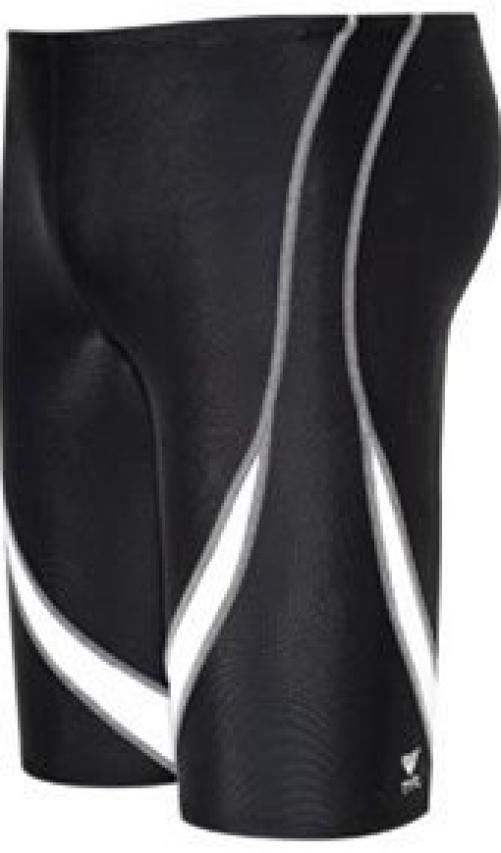 TYR Alliance Splice Jammer Swimsuit, Black/White, Size 36