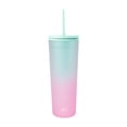 thumbnail image 2 of (4 pack) Simple Modern 24 fl oz Double Wall Plastic Classic Tumbler with Lid and Straw|Coastal Lavender, 2 of 7