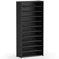thumbnail image 5 of BGTREND 12 Tier Shoe Rack with Cover 48 Pairs Shoe Shelves Organizer for Closet, Entryway, Hallway, Bedroom, Black, 5 of 7