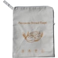 thumbnail image 1 of Beeswax lined surface bag, L-shaped zipper design, moisture resistant lock with zipper, used to keep bread fresh, sealable and reusable bread bag (1 pcs), 1 of 1