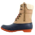 thumbnail image 2 of Sperry Women's Shearwater Duck Inspired Wet Weather Boots Tan/Navy (8.5M), 2 of 4