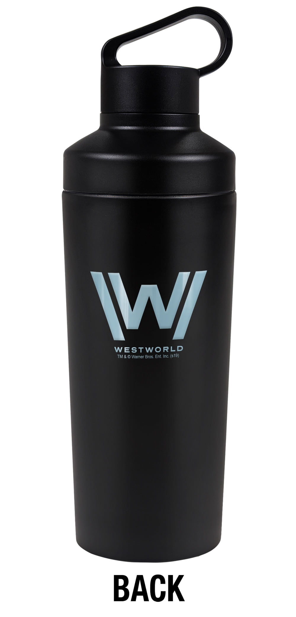 Westworld Official Logo 18 oz Insulated Water Bottle, Leak Resistant, Vacuum Insulated Stainless Steel with 2-in-1 Loop Cap