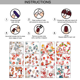 thumbnail image 4 of Nail Art Christmas Nail Art Pieces, Christmas Nail Art Stickers Calcomanías Decoraciones coloridas de Nail Art MFZFUKR CPB-CJZ92-5, 4 of 5