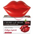 thumbnail image 1 of Películas de Gel de labios de cereza, parches de labios para dormir, parches hidratantes para labios para mujeres, prevención de grietas de labios, 1 of 8