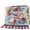 Gray, variant on Independence Day Quilted Comforters Cooling Blanket Oversized King Size, Red Blue USA Flag Penang Flower Stars Linen Texture Cold Comfort for Hot Sleepers Air Conditioning Quilt Blanket for Bed