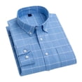 thumbnail image 5 of Camisa A Cuadros De Manga Larga, Informal, Transpirable, Elegante, A La Moda, Lavable, Suave, Con Botones Para Citas Para Hombres ACTIVE Cocina, Decoración y Otros, 5 of 5