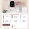 thumbnail image 4 of 35000RPM Electric Nail Drill, Rechargeable Nail File with Base & Drill Bits, Professional Acrylic Nail Remover for Salon Home Use, 4 of 6