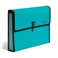 thumbnail image 3 of (4 pack) U Brands Performance Poly 13 Pocket Expandable File Folder, Teal, 3 of 7