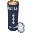 thumbnail image 2 of Dallas Tumblers Cup Insulation Travel Stainless Steel Mug Navy, 2 of 6