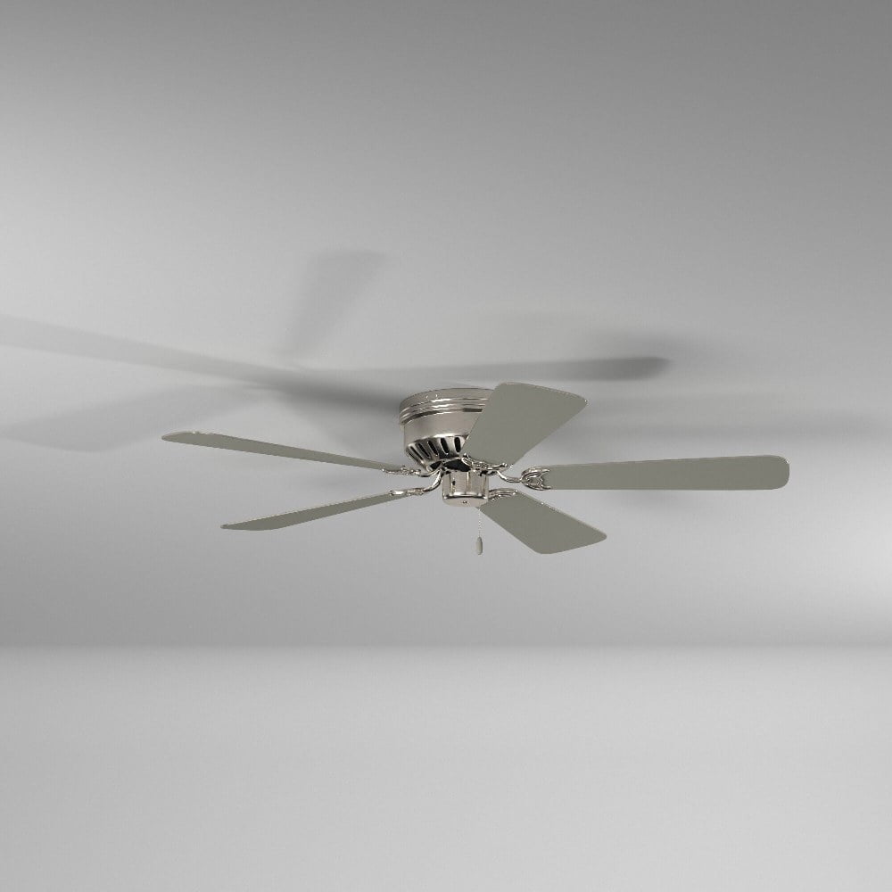 Flush Mount Ceiling Fan In Traditional Style 8.75 Inches Tall By 52 Inches Wide Minka Aire Fans F565-Bn
