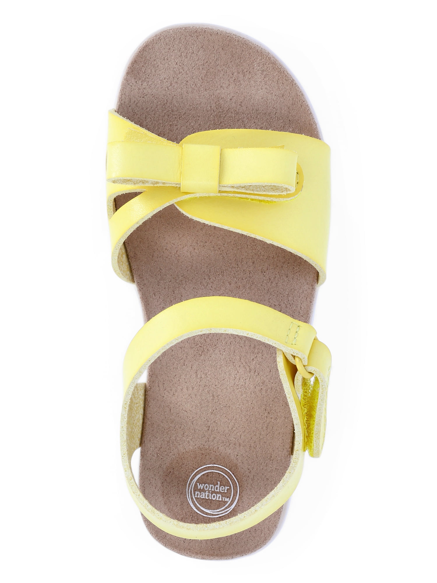 Wonder Nation Baby and Toddler Girls Bow Sandals