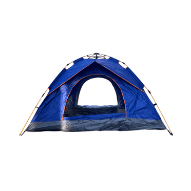 2 Person Pop Up Camping Tent - Double Door, Automatically Opens, Superior Ventilation and Canopy, Waterproof, UV Protection, Ideal for Outdoor Activities, Blue