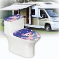thumbnail image 6 of HELLHERO Pink-Themed Halloween Elastic Edge Toilet Cover with Universal, 6 of 8