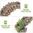 thumbnail image 4 of SEWACC Habitat pour Tortue Mini Pont de Jardin en Résine Toucher Naturel Lot de 1, 4 of 8