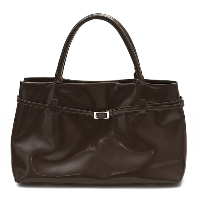 Bolso Mano Holgado Hobo Elegante para Mujer Hebilla PU Diario