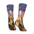thumbnail image 4 of SAMURAI RABBIT Socks Athletic Sport Colorful Novelty Graphic Crew Tube Socks Warm For Men WomenPerfect Gift, 4 of 5