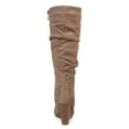 thumbnail image 4 of Journee Womens Haze Wide Calf Wedge Knee High Boots, 4 of 10