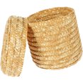 thumbnail image 1 of FONWILYO Fruits Basket Wheat Straw Food Storage For Hotel Users 1 Piece, 1 of 5