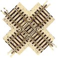 thumbnail image 2 of Atlas - N Code 65 True-Track 90 Degrés Crossing, 2 of 6