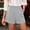 *Gray, variant on Women's High Waisted Dress Shorts with Pockets ,Business Casual Office Daily Wear Short Khaki,Women's Plus L