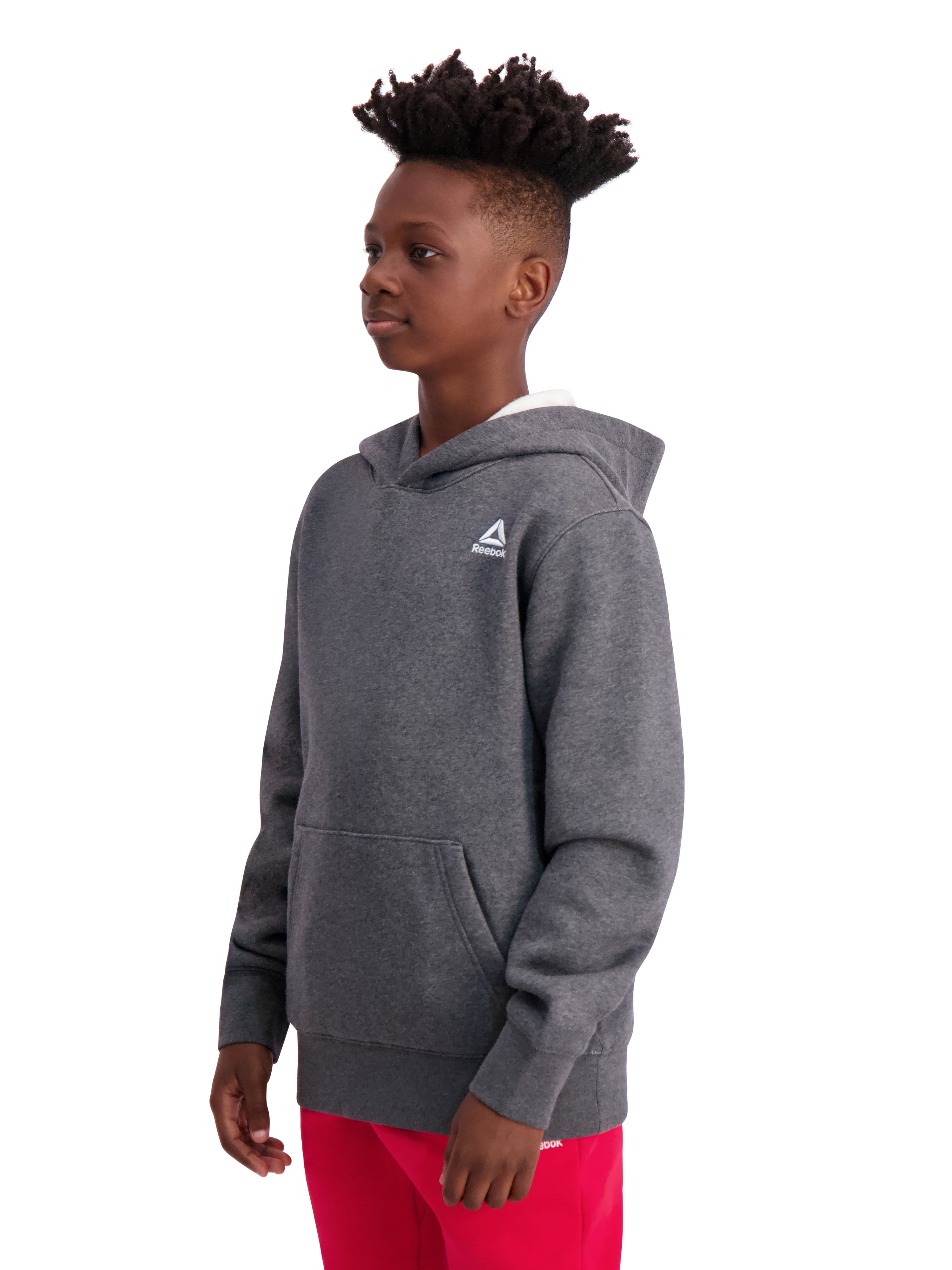 Reebok Boy's Athletic Game Day Fleece Pullover Hoodie, Sizes 4-18