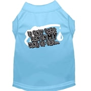 Pet Dog Cat Shirt Screen Printed, "If Only Cars Ran On My Kind Of Gas"