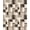 Brown Beige Ivory, Pattern 1, variant on ODIKA 8'x10' Washable Area Rug Durable, Non-Slip Interlocking Shapes Beige Large Brushstroke Abstract Neutral Block Playful for Living Room, Under Sectional, Family