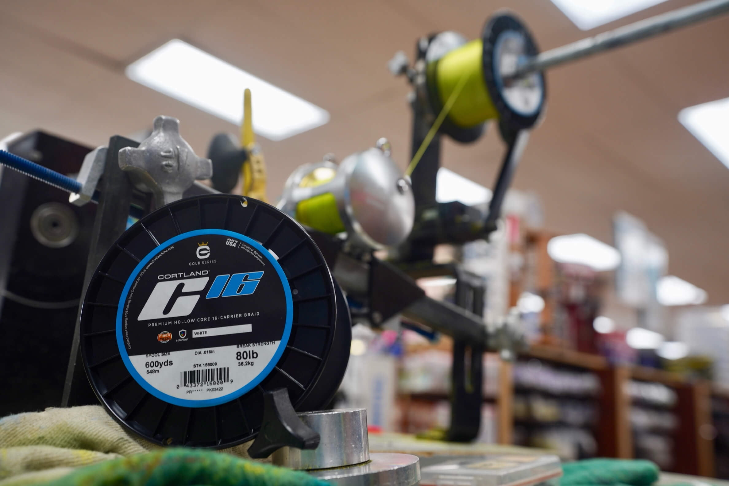 Cortland C16 Super Braid Hollowcore Braided Fishing Line (600 yd Spools)