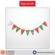 thumbnail image 3 of Empavesados navideños Decoración para fiesta de Navidad Pared Excelente calidad Venta al por mayor para decoración colgante de ventana, 3 of 3