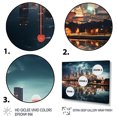 thumbnail image 3 of Designart "Scenic Spot in Beautiful Dallas Cityscape I" Dallas Floater Framed Wall Art Print, 3 of 7