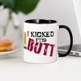 thumbnail image 4 of CafePress - I Kicked It's BUTT! - 11 oz Ceramic Mug - Novelty Coffee Tea Cup, 4 of 6