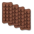 thumbnail image 1 of Molde de chocolate en forma de estrella ER 15 cavidades silicona grado alimenticio antiadherente, 1 of 5