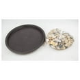 thumbnail image 3 of Humidity Tray with Rocks for Indoor Plants - 10.75"x7.5" Black Plastic Drip Tray + 1.8lbs Decorative Pebbles - Plant Water Tray for House Plants, Trees, 3 of 6