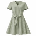thumbnail image 1 of Vestido George para Mujer, Manga Corta Sage Talla M, 1 of 4